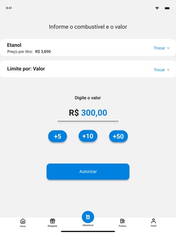 Posto Abrantes iPad screenshot