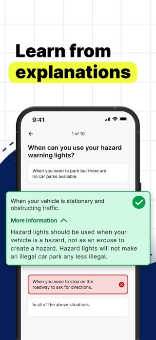 Class 7 Driving Test SK Screenshot 7 of 10