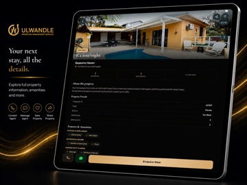 Ulwandle Property Management iPad screenshot