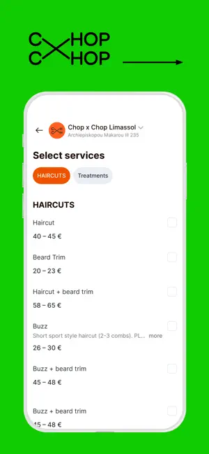 CHOP X CHOP Barbershops EU screenshot 4