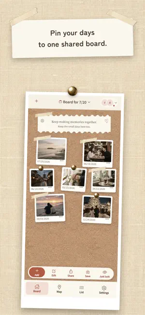 Ourdays - Memory Board screenshot 1