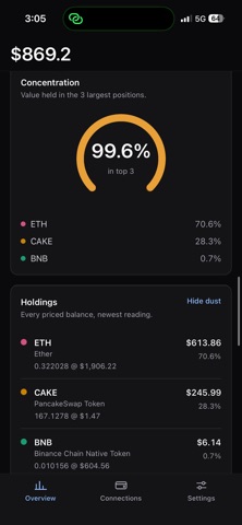 Squidly: Crypto Portfolio Screenshot 4 of 5