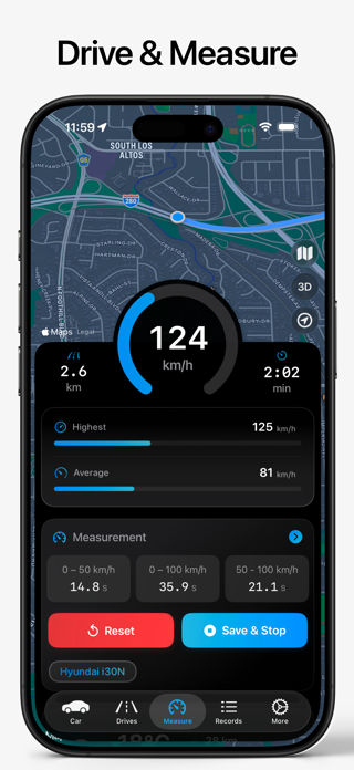 SpeedGPS - Drive & Measure Screenshot 1 of 9