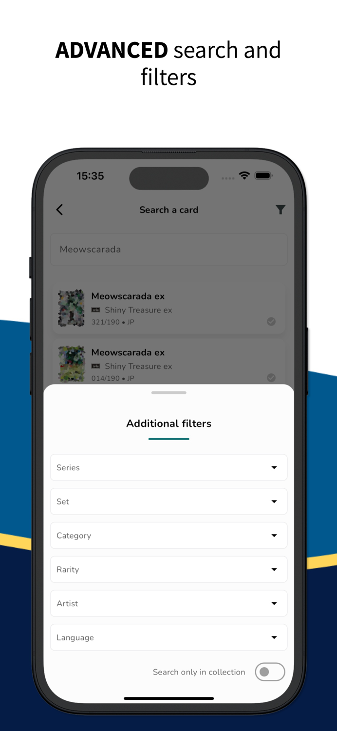 TCG MasterDex - Track cards