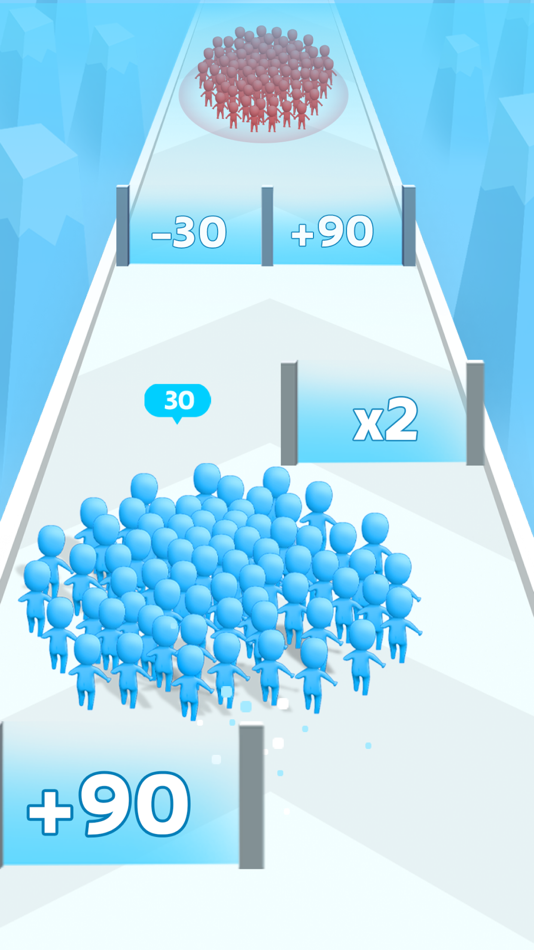 #4. Count stickman: Master Run 3D (iOS) By: Luong Vuong