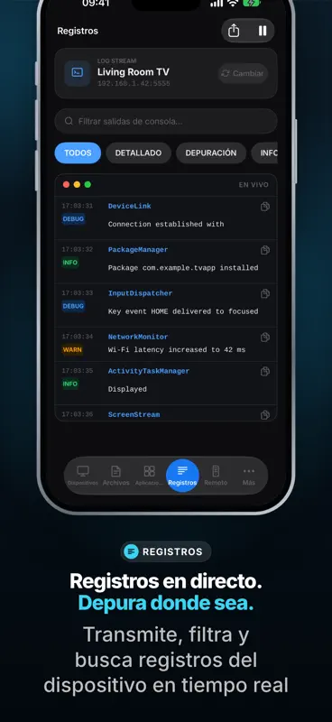 HelloAndro: APK y Control TV screenshot 8 of 10