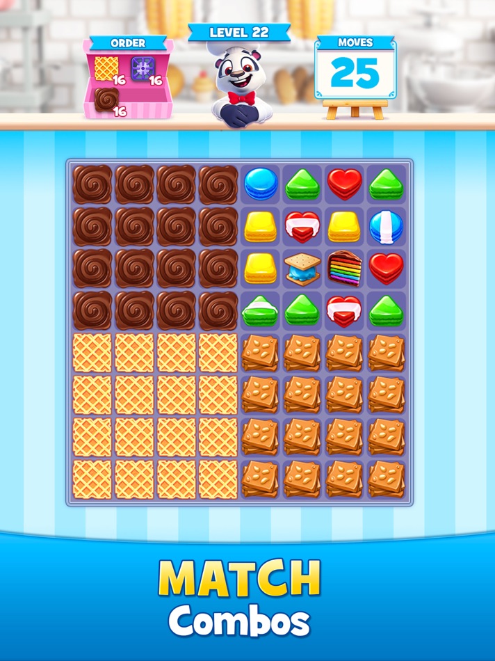 #1. Cookie Jam: Match 3 Games (iOS) Bởi: Jam City, Inc.