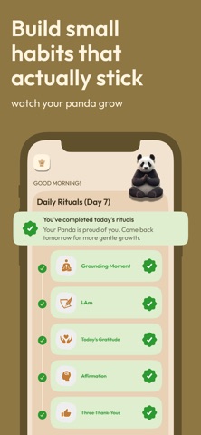 Grateful Panda: Calm Gratitude screenshot