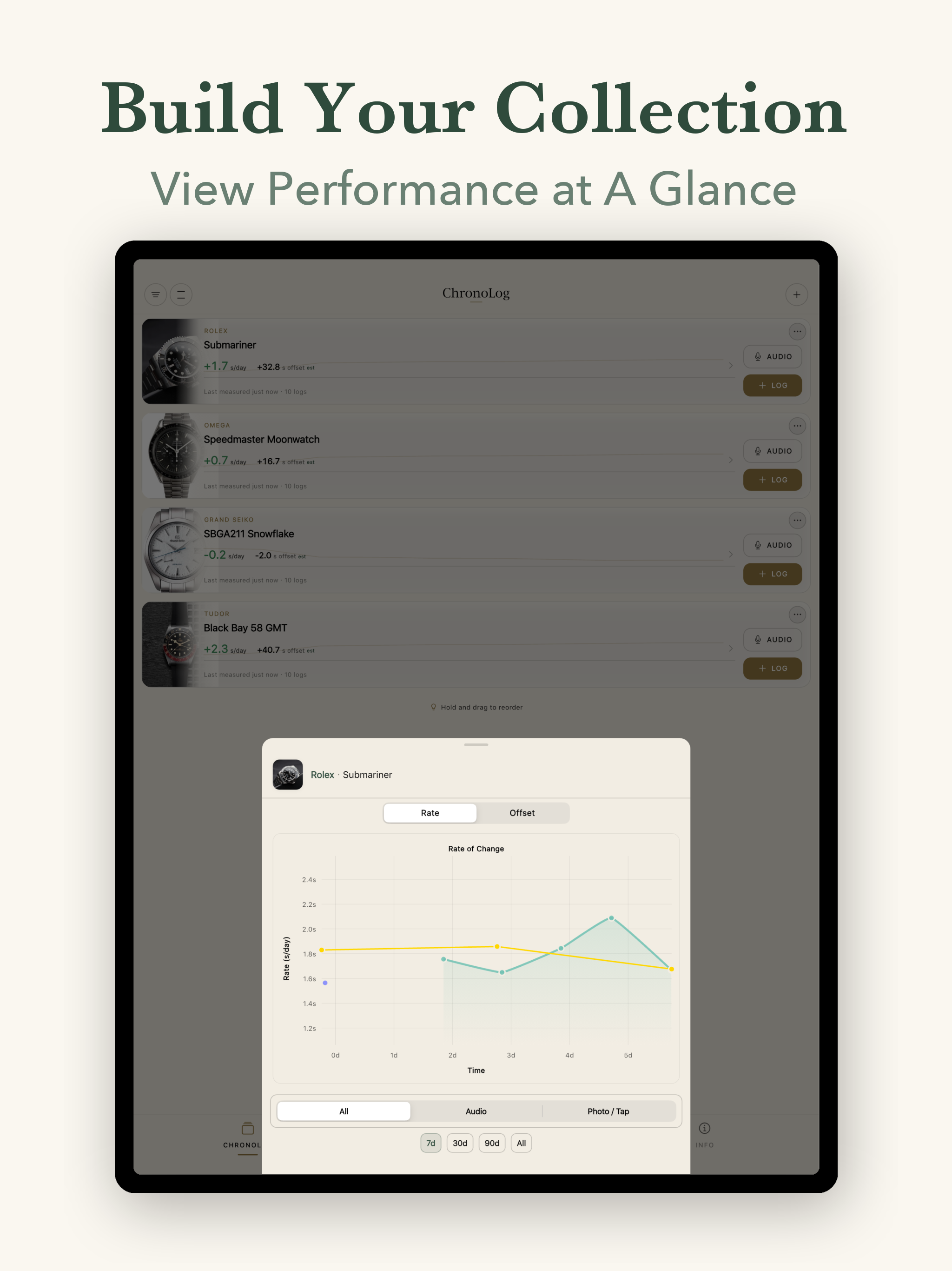 ChronoLog • Watch Accuracy screenshot 8