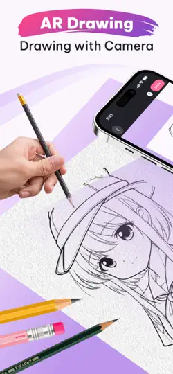 Скриншот AR Sketch & Trace Drawing на iPhone 1