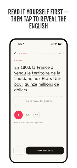 Language Dashboard screenshot 2
