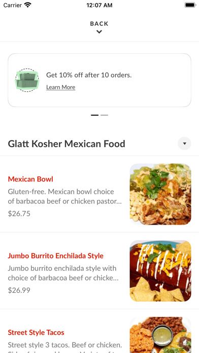 Sweet and Spizy app screenshot 3