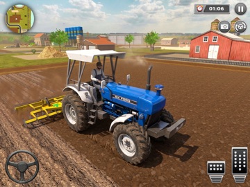 Real Tractor Farming Game iPad screenshot