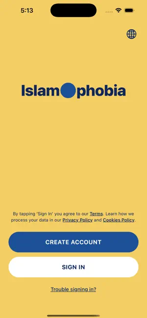 Islamophobia App screenshot 1