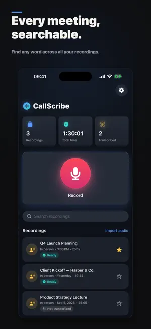 CallScribe: AI Voice Recorder screenshot 3