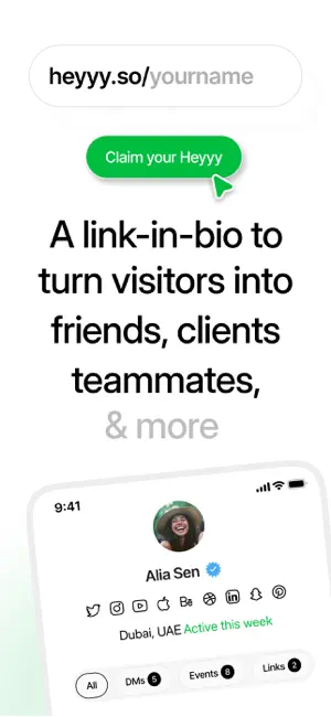 Heyyy - Socialize Better screenshot 1