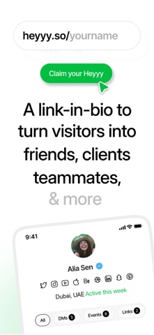 Heyyy - Socialize Better Screenshot 1 of 5