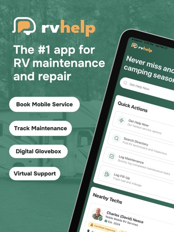 RV Help iPad screenshot