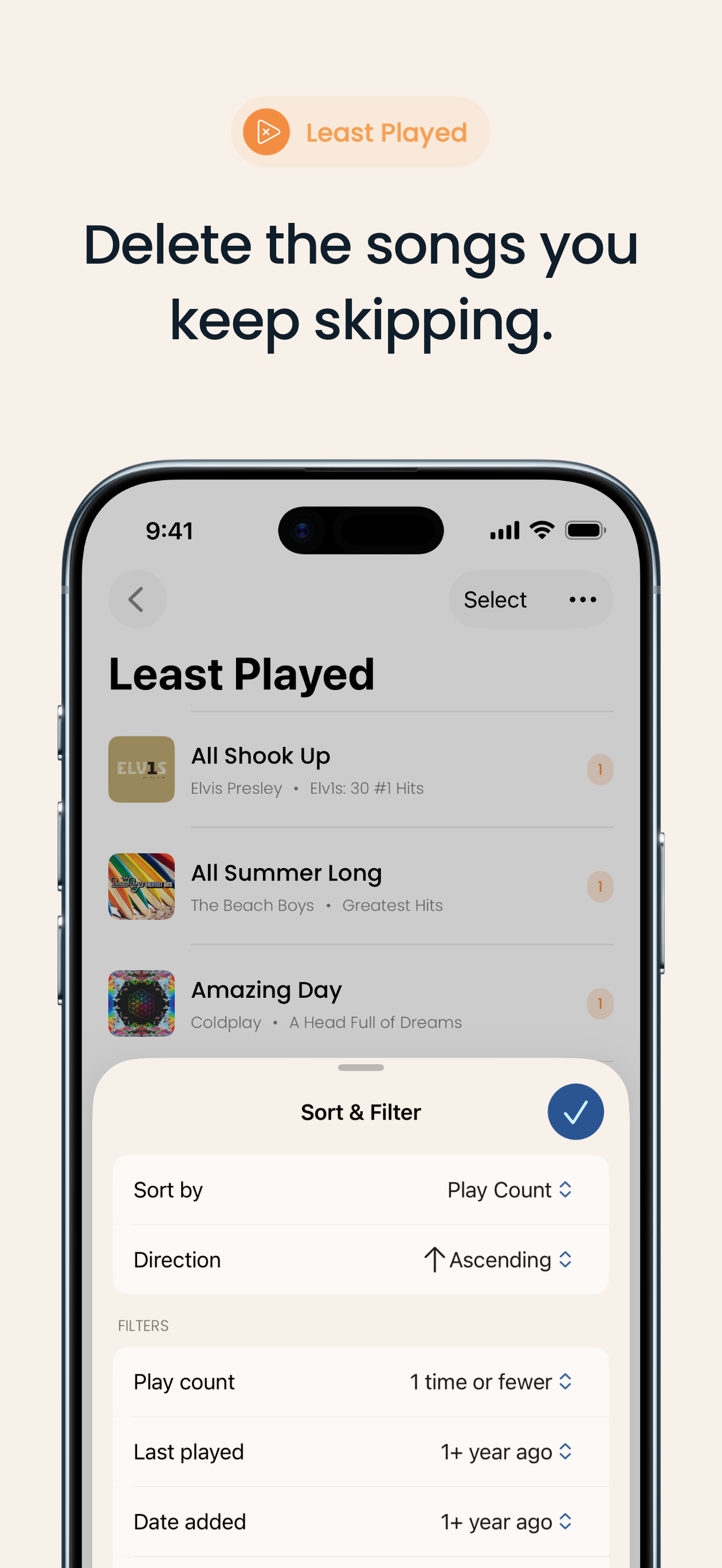 Song Sweeper: Music Cleaner