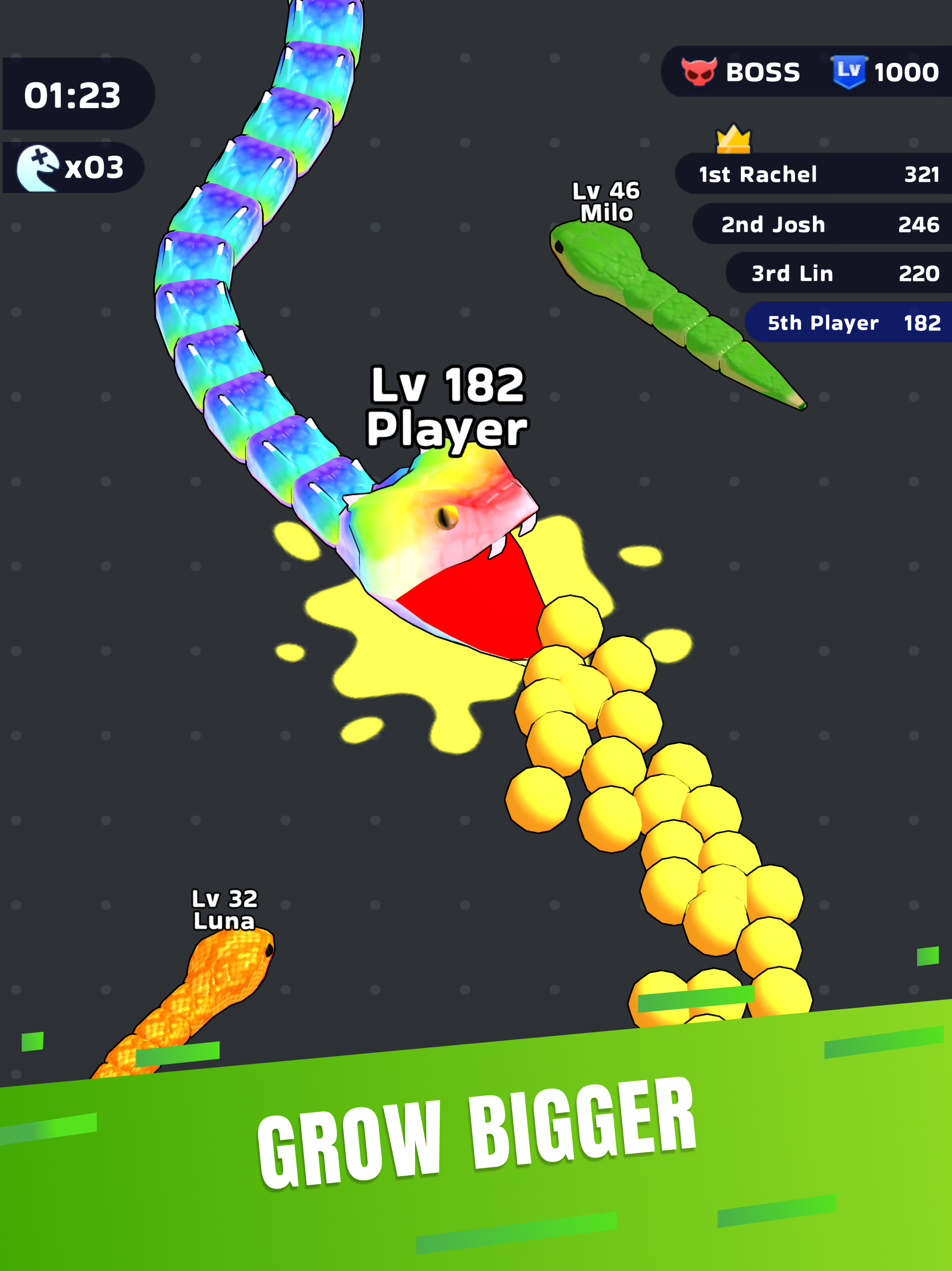 Snake Clash! screenshot 9