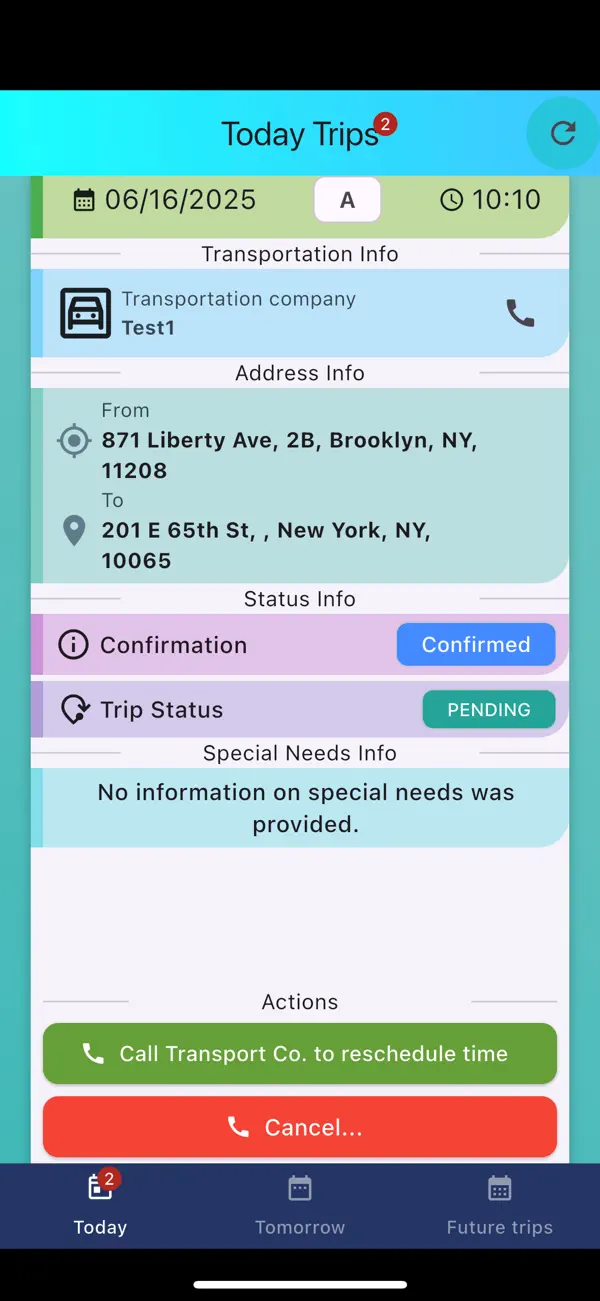 #1. eTrans Client (iOS) โดย: eTrans Solutions Inc.