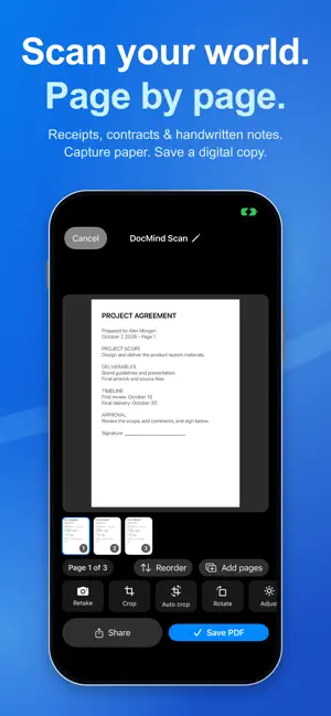 Document Scanner: DocMind screenshot 1