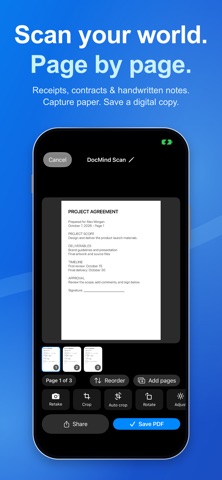 Document Scanner: DocMind Screenshot 1 of 9