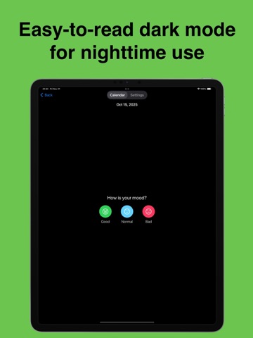 Mini Diary – Simple Daily Log iPad screenshot