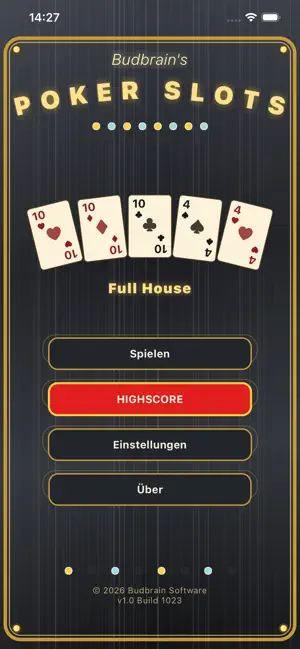 Budbrain's Poker Slots screenshot 1