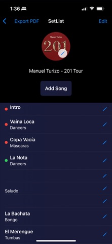 LSV SetList screenshot