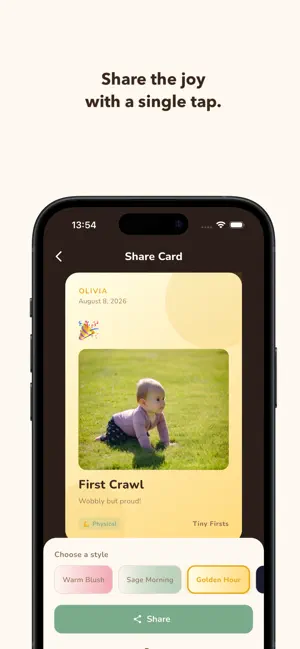 Tiny Firsts: Baby Milestones screenshot 3