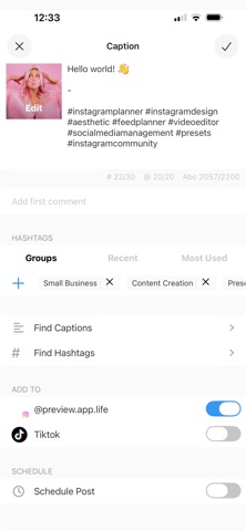 App screenshot