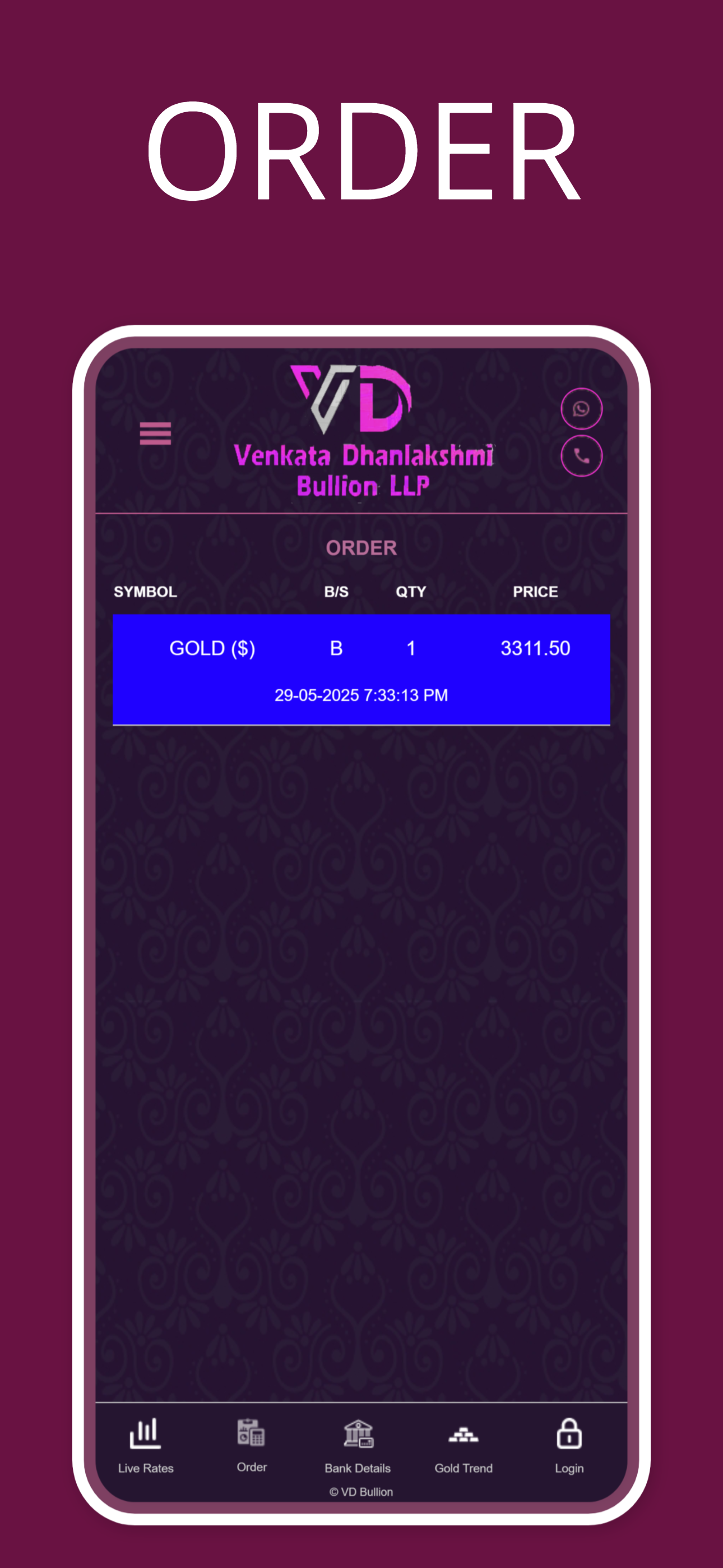 VD Bullion screenshot 5