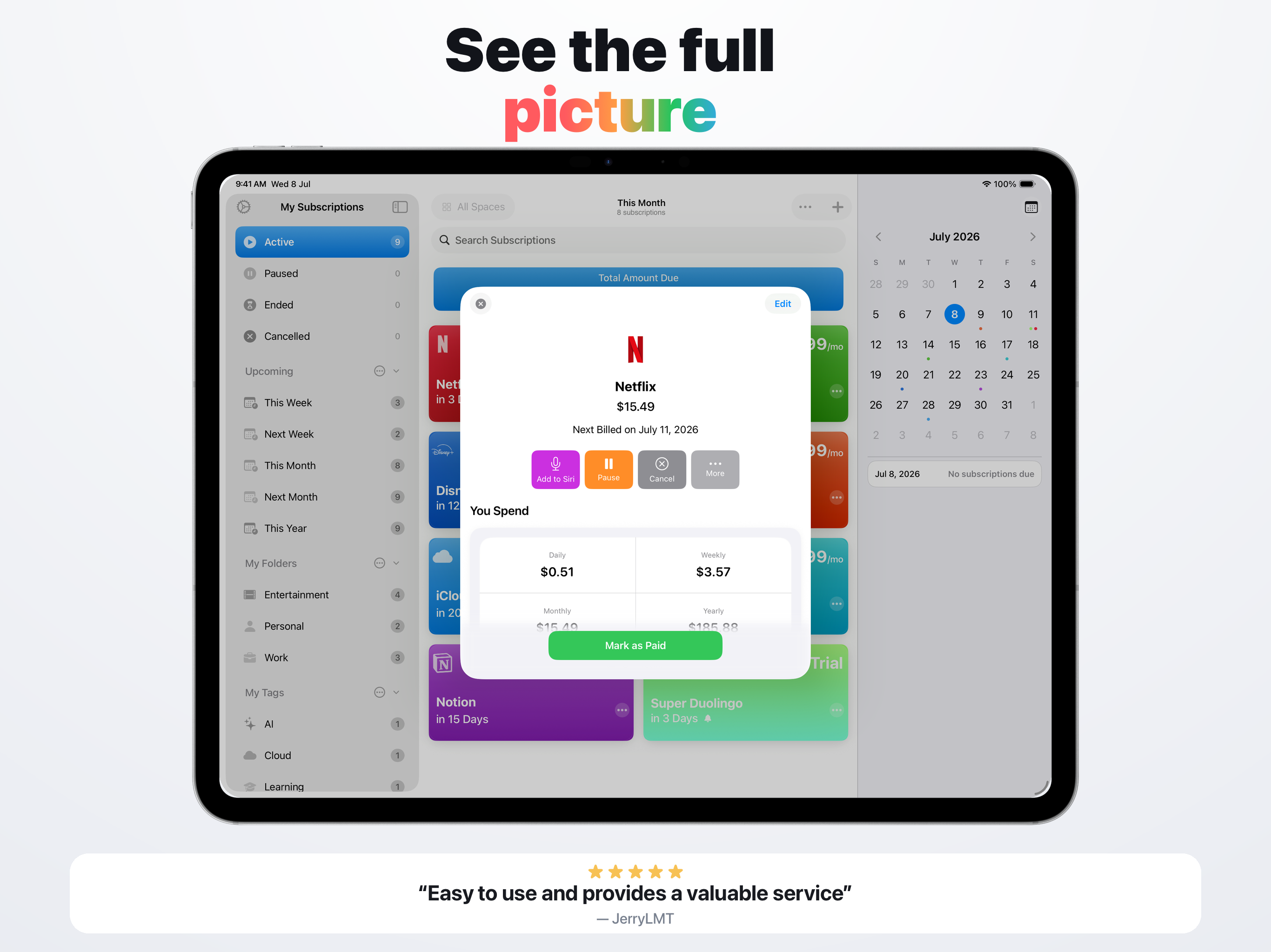 Subscription & Bills: Subtrack screenshot 14