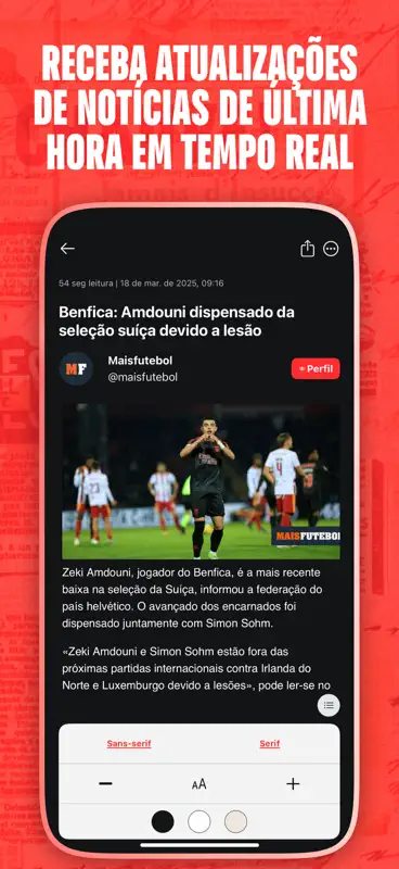 Newsreadeck: Leitor Notícias screenshot 5 of 6