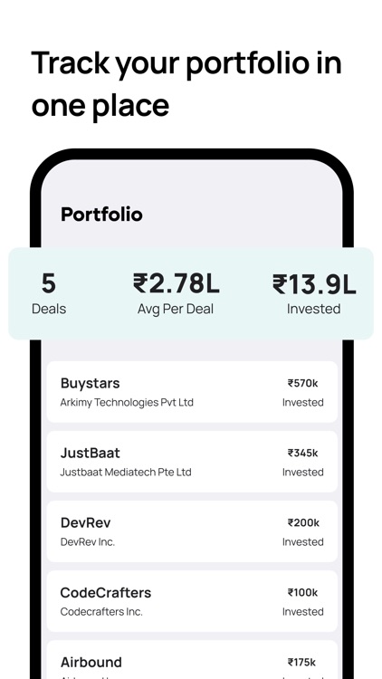 Misfits: Invest in startups