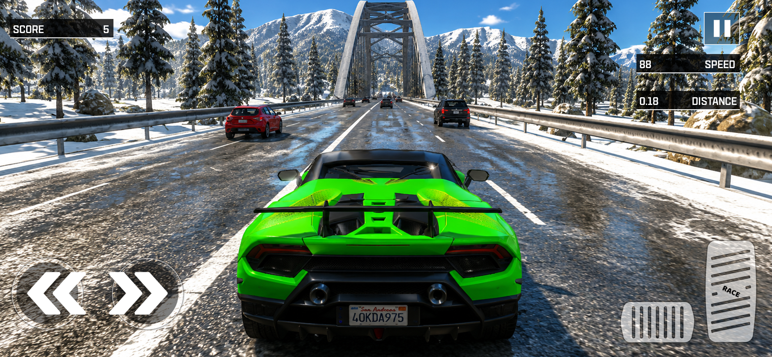 Car Driving Simulator: Racing screenshot 2
