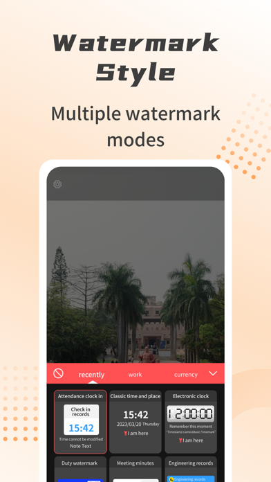 Photo Watermark Camera Screenshot