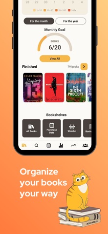 Month Read - book tracker, TBR iPhone screenshot 4