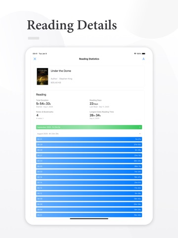 HiReader - EPUB & PDF Reader ipad screenshot 3
