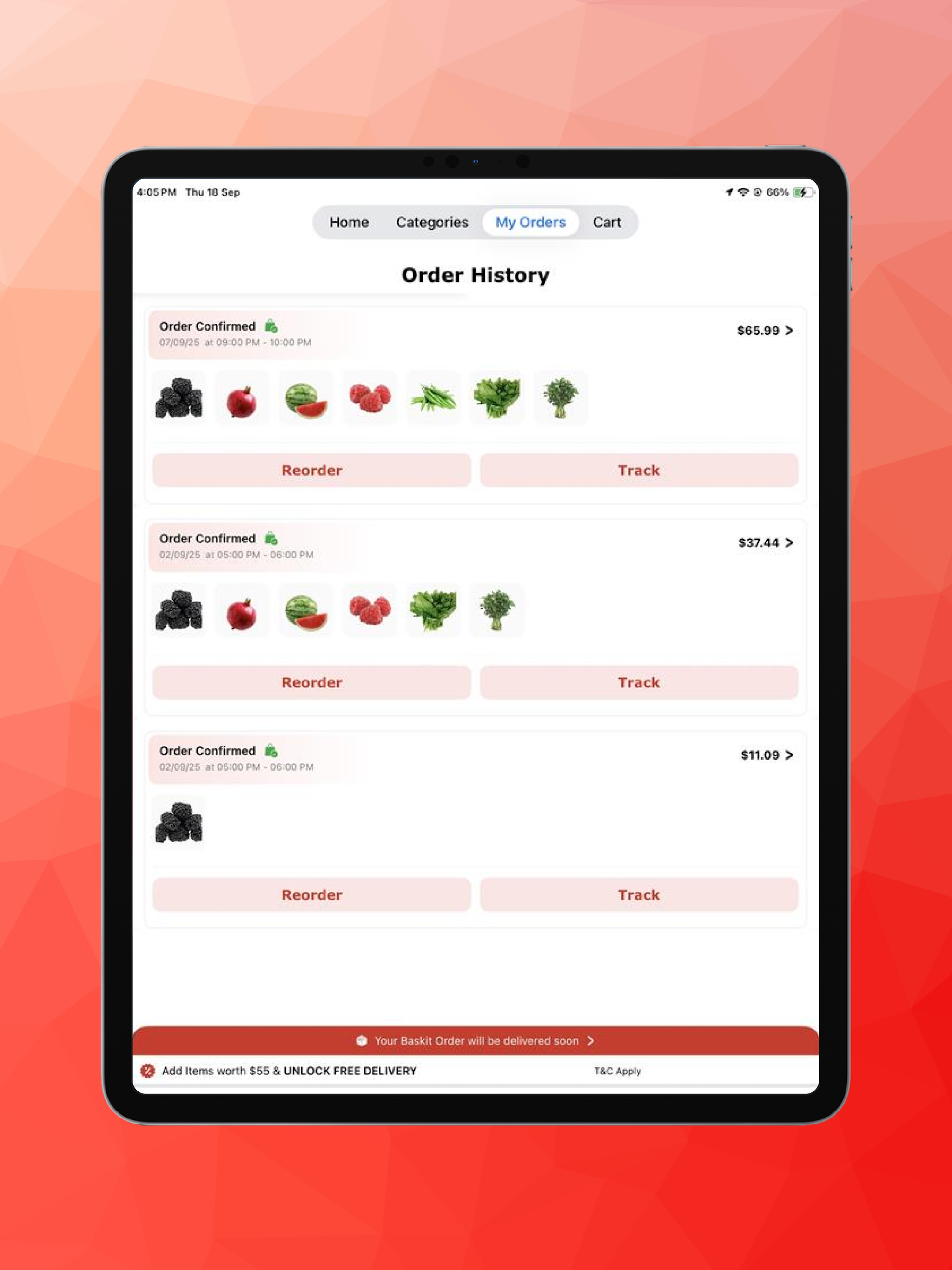 Baskit: Grocery App
