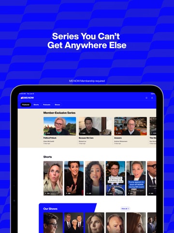 MS NOW: Live & Breaking News iPad screenshot 8