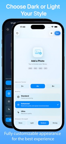 SharpUpscale:AI Photo Upscaler iPhone screenshot
