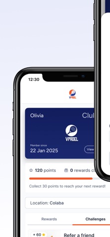VPadel Rewards screenshot