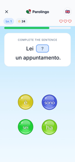 Parolingo Learn Italian screenshot 2