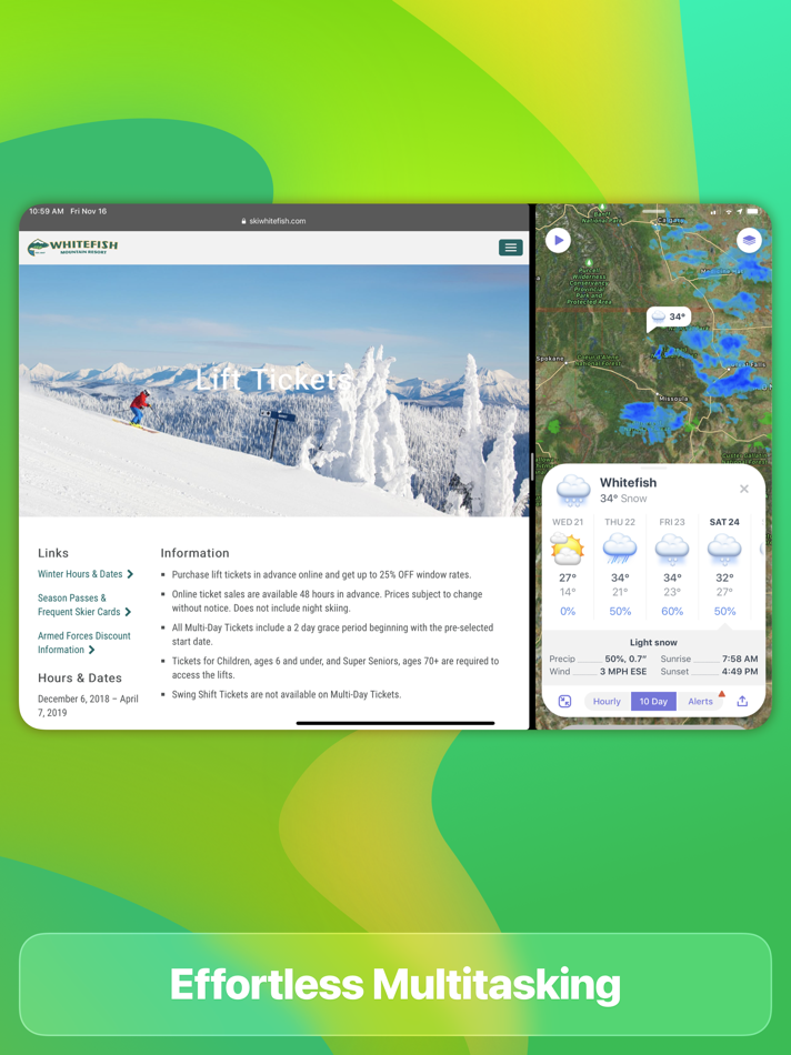 #6. Weather Up + AccuWeather Data (iOS) 由: Contrast