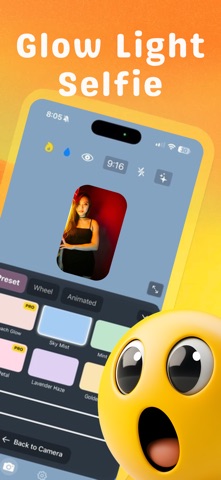 Snapure: Glow Selfie Cam Screenshot 2 of 4
