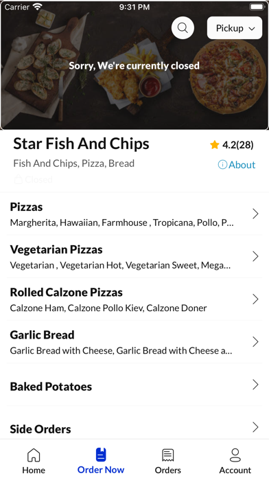 Star Fish And Chips Screenshot