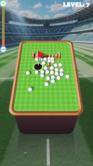 Blocky Golf: Click Game Screenshot