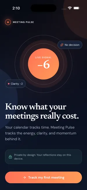 Meeting Pulse: Mood Tracker screenshot 1